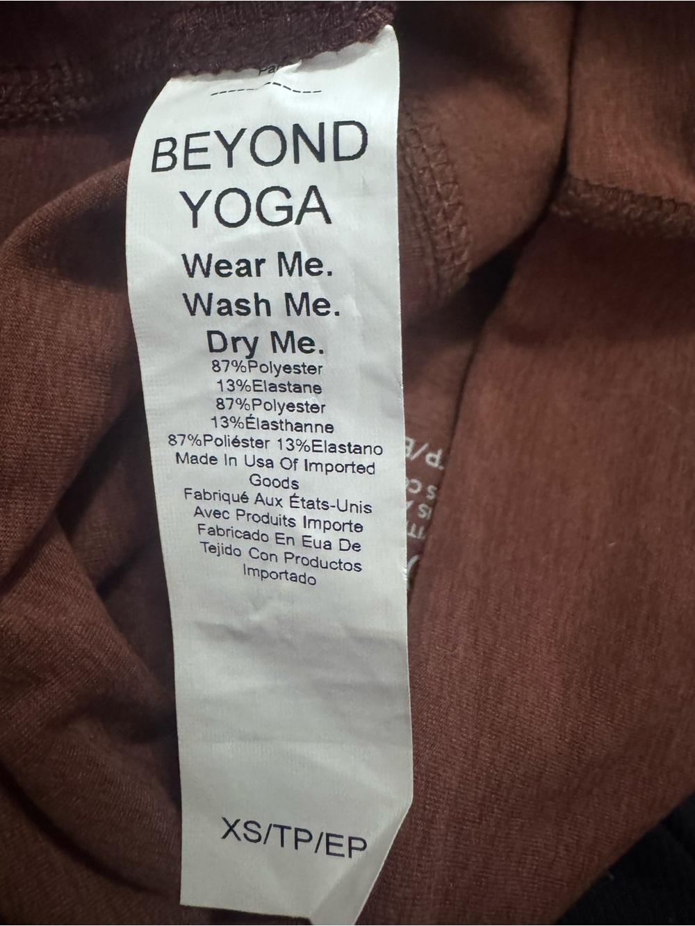 Beyond Yoga Space Dye Leggings Brown Size XS 28” - Picture 5 of 5